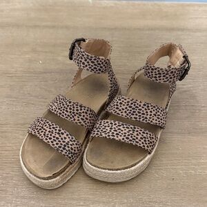 Target Kids Sandals with Leopard Print